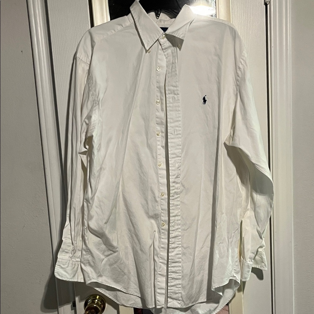 Polo Ralph Lauren White Button Down Shirt